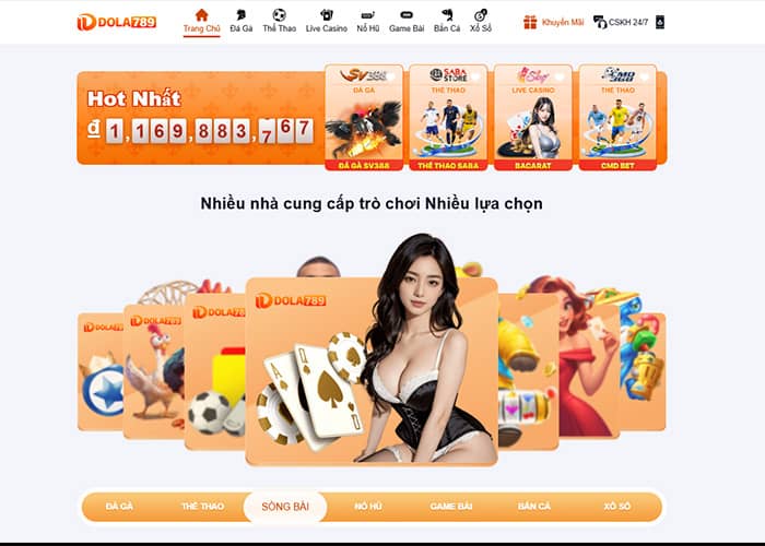 Các bước tham gia Live Casino DOLA789